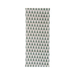 Stonewashed Table Runner with Christmas Tree Pattern, 72