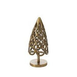 Alsace Tree Figurine, 4.5 X 8 in., decorative metal tree sculpture with intricate cutout design ideal for adding stylish decor accents and gifts from Knotty and Board. 1