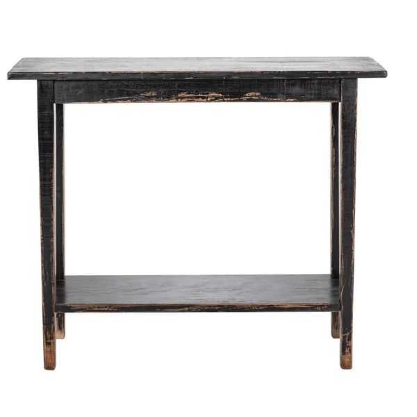 Rita Console Table, Antique Black