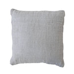 Lessines Handwoven Linen Pillow, 20 X 20 in. in soft neutral tones, perfect for adding a subtle touch of texture and comfort to any living space, available at Knotty and Board. 1
