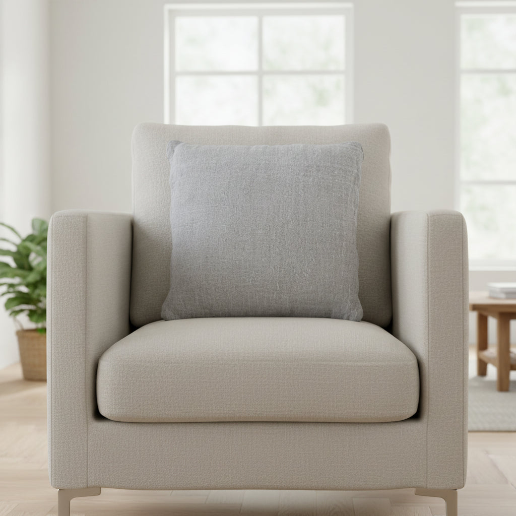 Lessines Handwoven Linen Pillow, 20 X 20 in.