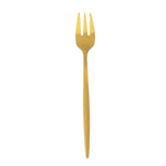 Gold Cocktail Fork, 5 in., sleek and elegant gold-toned fork perfect for cocktail parties and entertaining, adding a stylish touch to your kitchen and dining decor. 1