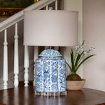 Petal & Plume Porcelain Lamp, 16 X 10.5 X 23 in. 2