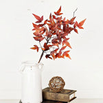 Dark Burgundy Japanese Maple Leaf Spray, 24-Inch Fall Foliage 2