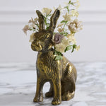Golden Hare Vase 6.5 x 3 x 10 2