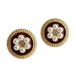 Chic Vintage Floral Drop Earrings 2