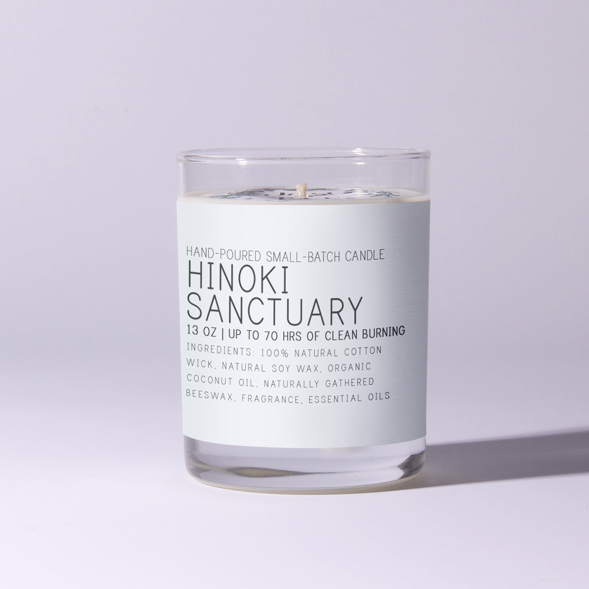 Just Bee Hinoki Sanctuary Candle, 13 oz.