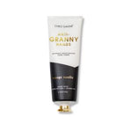 Tube of Hand Creme, Anti Granny Hands, Orange Vanilla with minimalist black and white packaging featuring gold and orange text, ideal for skincare lovers and gift shoppers. 1