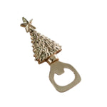 Christmas Tree Bottle Opener, Gold, 4.5 in. 1