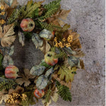 Pomegranate Berry Wreath, Beige 24 in. 2