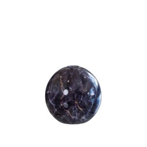 Everlasting Candle Neva Vase, Charcoal Marble Candle Holder shown as a sleek, round charcoal marble decor piece perfect for adding elegance to kitchen or dining spaces from Knotty and Board, Every Room Needs A Little Knotty and Board.