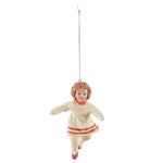 Vintage Girl Christmas Ornament, 4.5 in 1