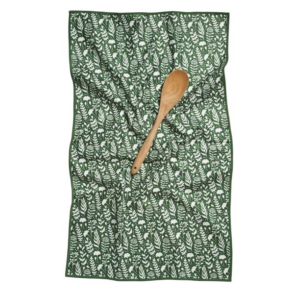 Anywhere Towel, Meadowlace, Garden Green, 18 X 30 in.