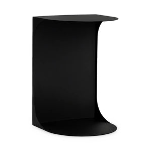 Cote Metal Accent Table, Black