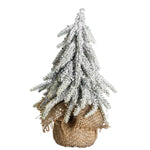 Frosted Tree in Burlap, 8 in. 1