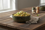 Stoneware Bowl, Reactive Glaze, Green, 11 X 4.25 in. 2