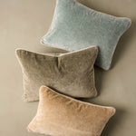 Heirloom Velvet Pillow, Wheat, 14 X 20 in. 2