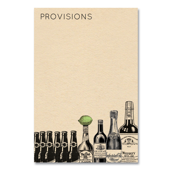 Provisions Notepad, 4.375 X 6.5 in.