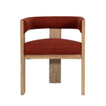 Nadia Dining Chair, Burgundy, 23 x 22.5 x 27.5 in. 2