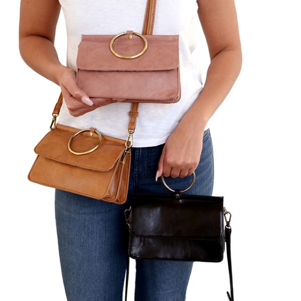 Aria Ring Bag, Mahogany