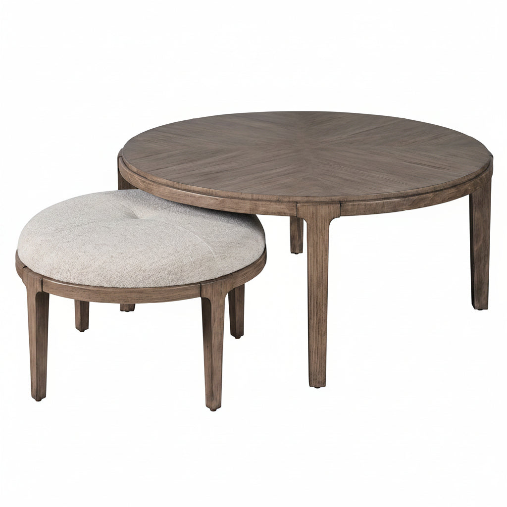 Boulder Bunching Ottoman
