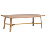Klein Dining Table, Light Honey Oak, 90.25 x 40.75 x 29.75 in. 2