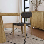 Orlando Oak Wood Dining Chair, 18.5 x 22 x 33 in., Priced Individually 2