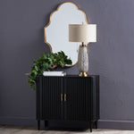 Camden Black Two Door Cabinet, 36 X 16 X 32.25 2