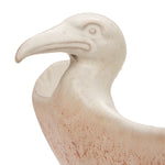 Footed Bird Bowl, White Speckled 3