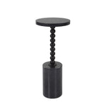 Bead Drink Table, Black, 10 X 24 X 10 1