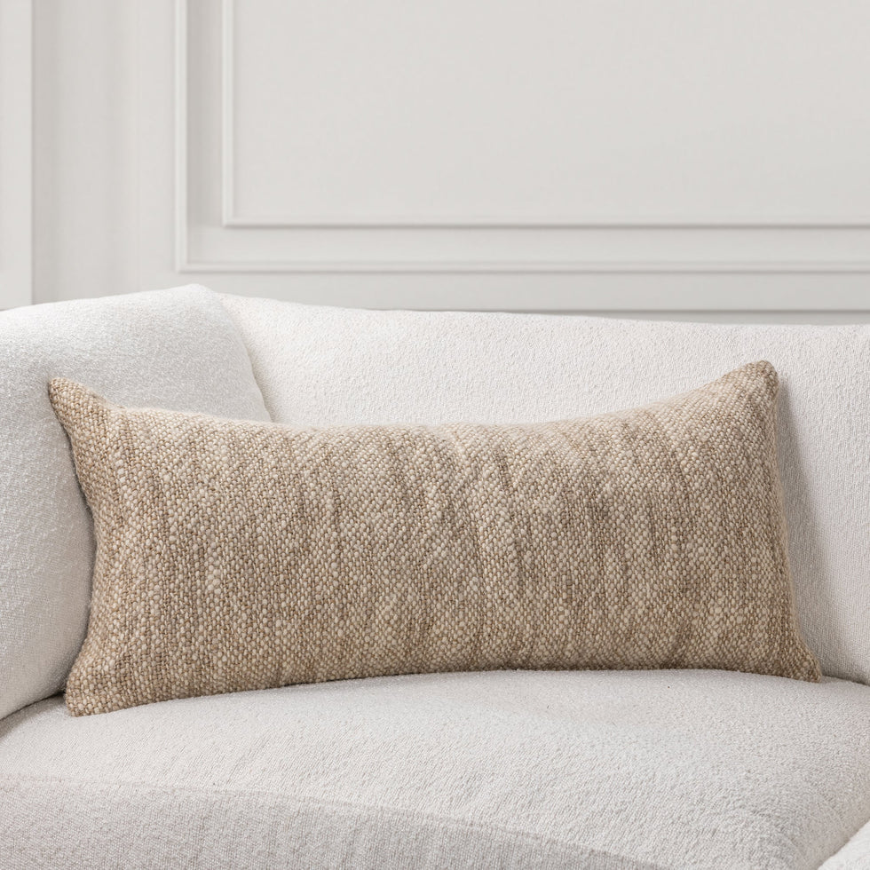 Jai Pillow, Natural, 16 X 36 in.