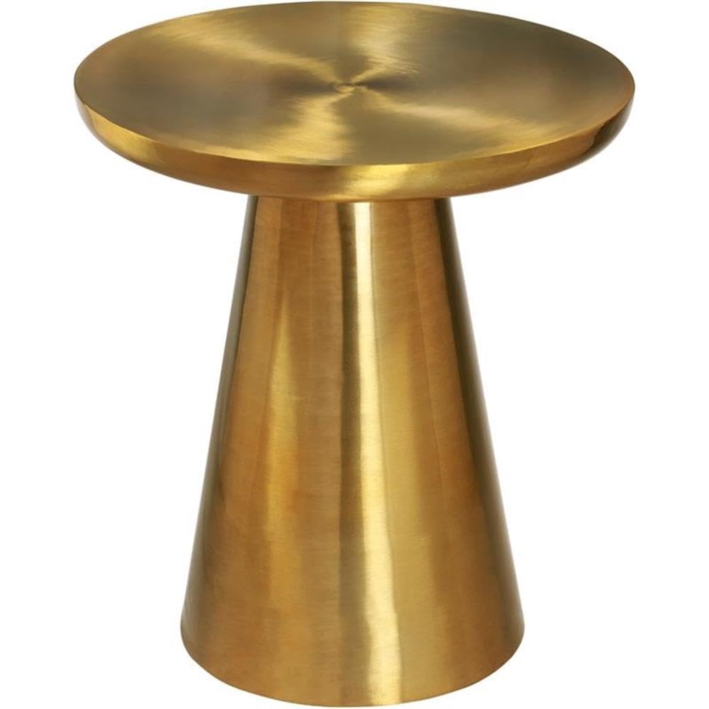 Cosmo Side Table, Brushed Gold, 20 X 20 X 22