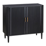 Camden Black Two Door Cabinet, 36 X 16 X 32.25 1