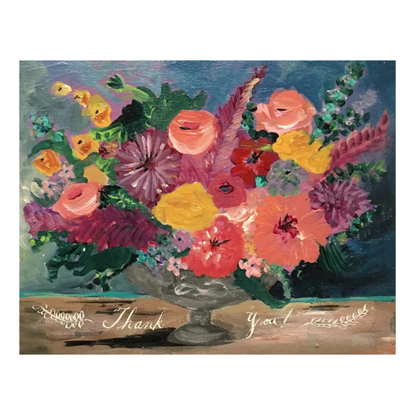 Thank You Floral Tureen Greeting Card