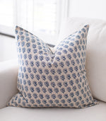 Aster Floral Throw Pillow, Indigo, 22 X 22 in. 2