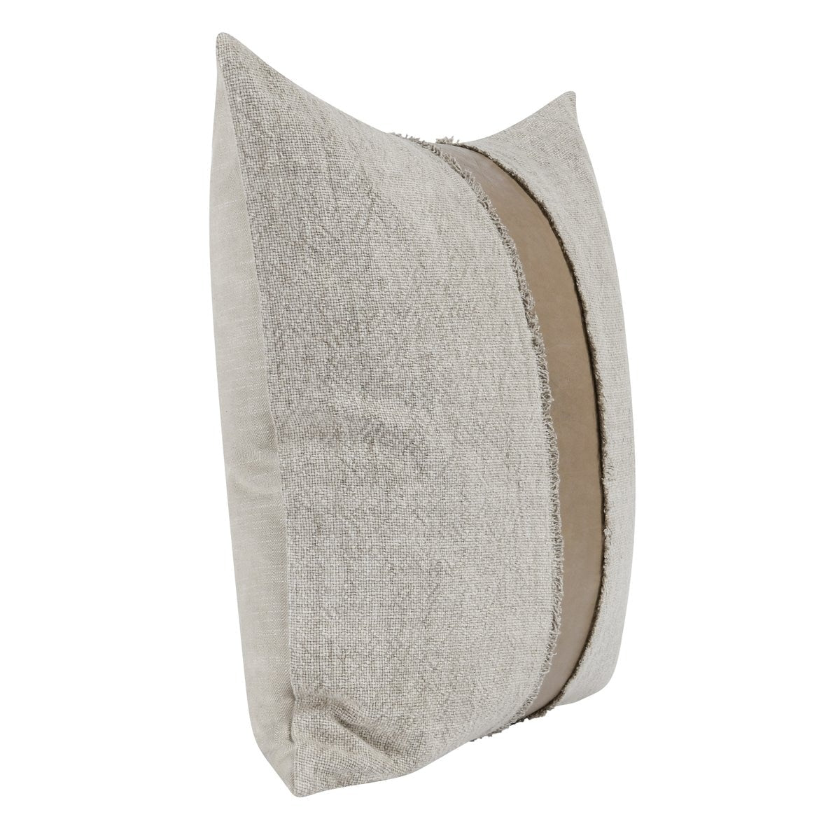 Steam Pillow, Sandstorm Taupe and Natural, 26 X 26 in.