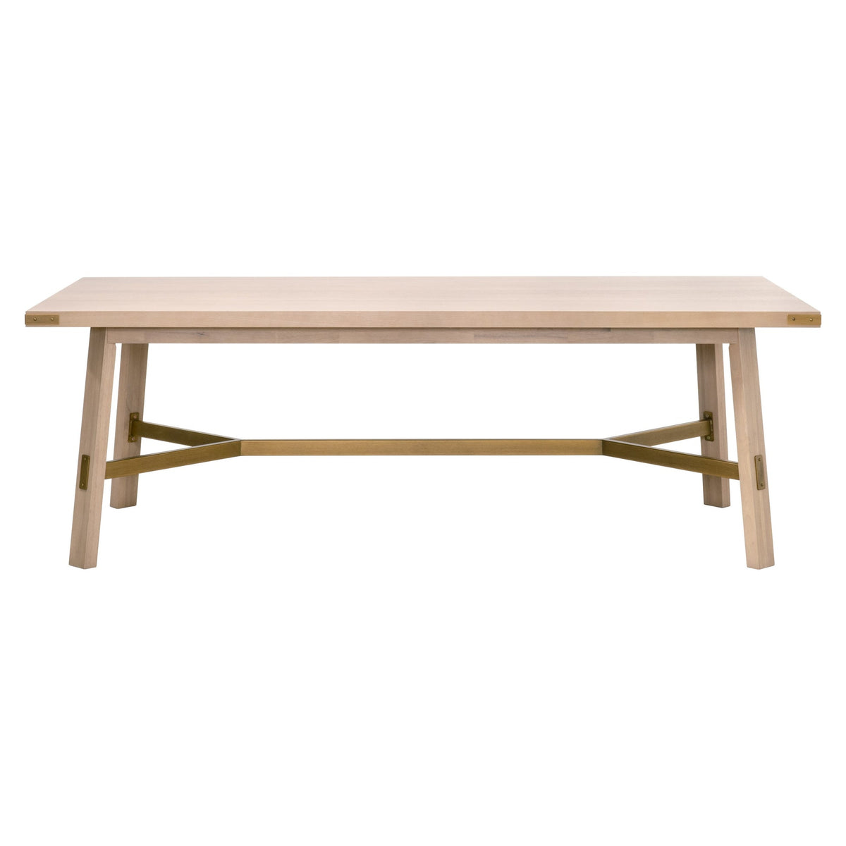 Klein Dining Table, Light Honey Oak, 90.25 x 40.75 x 29.75 in.