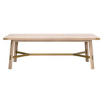 Klein Dining Table, Light Honey Oak, 90.25 x 40.75 x 29.75 in. 1