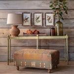 Faux Bamboo Table, 60.5 x 15 x 30.5 in. 2