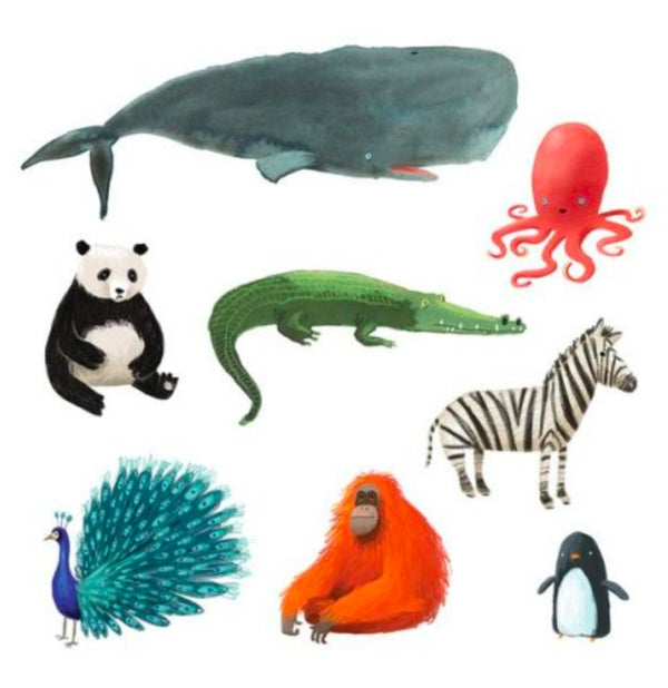 Wildlife Tattoos, Set of 8