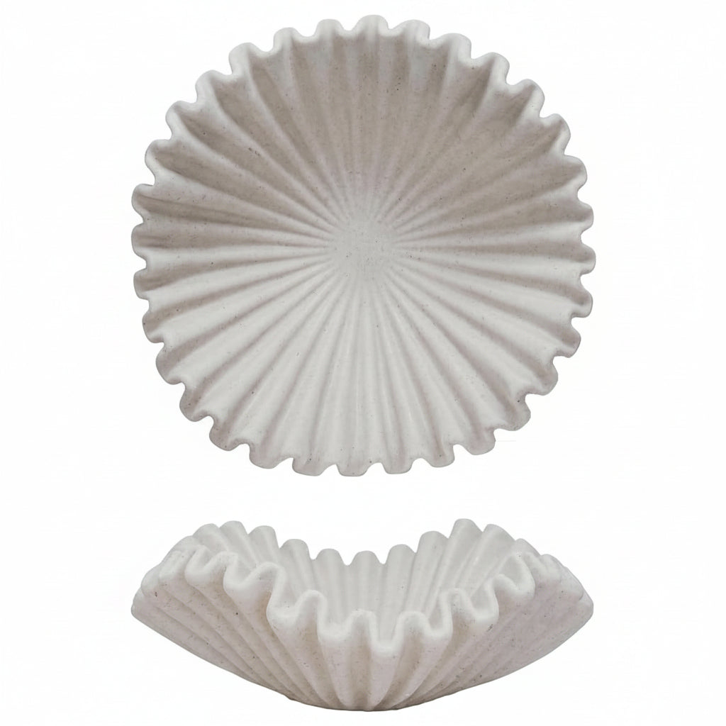 Ruffled Resin Bowl, 20