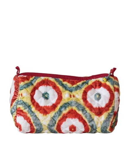 Zip Pouch with Interior Pockets, Assorted, 9"x 5"
