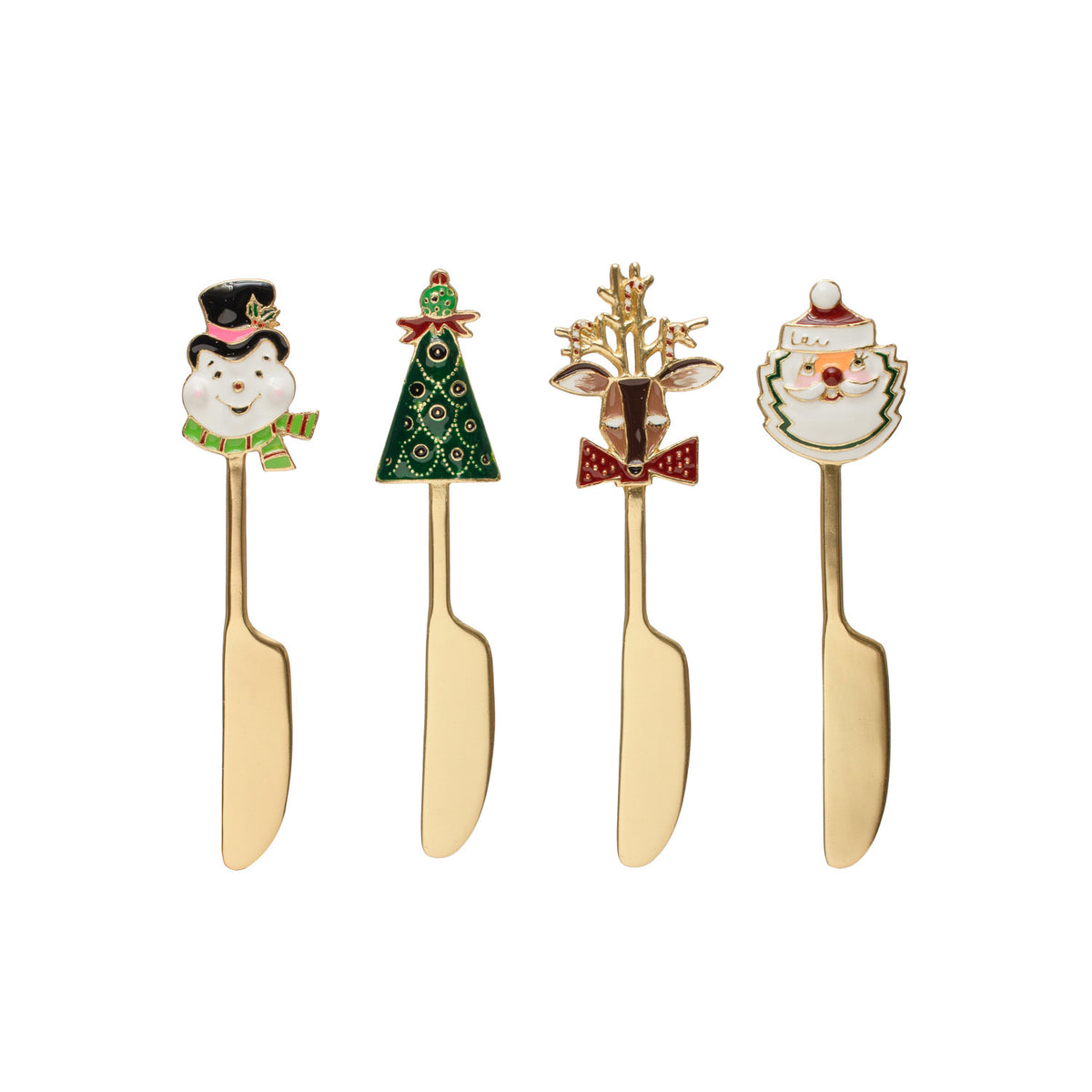 Knife w/ Enameled Holiday Icon Handle, Assorted Styles, 5 in.