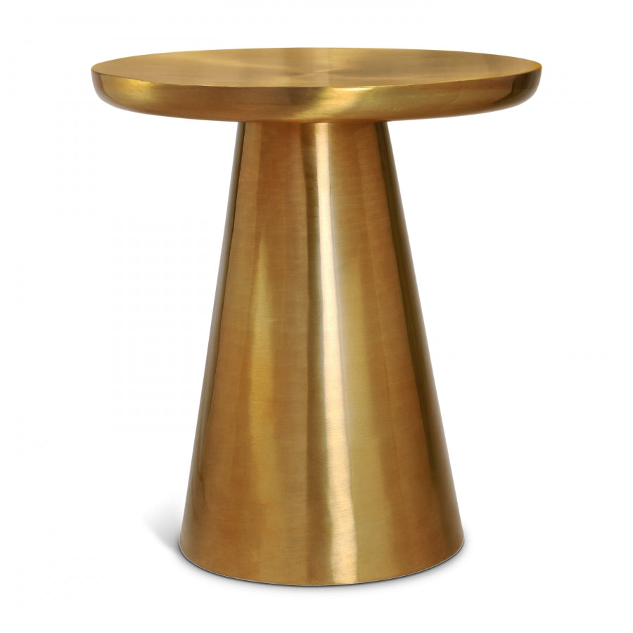 Cosmo Side Table, Brushed Gold, 20 X 20 X 22