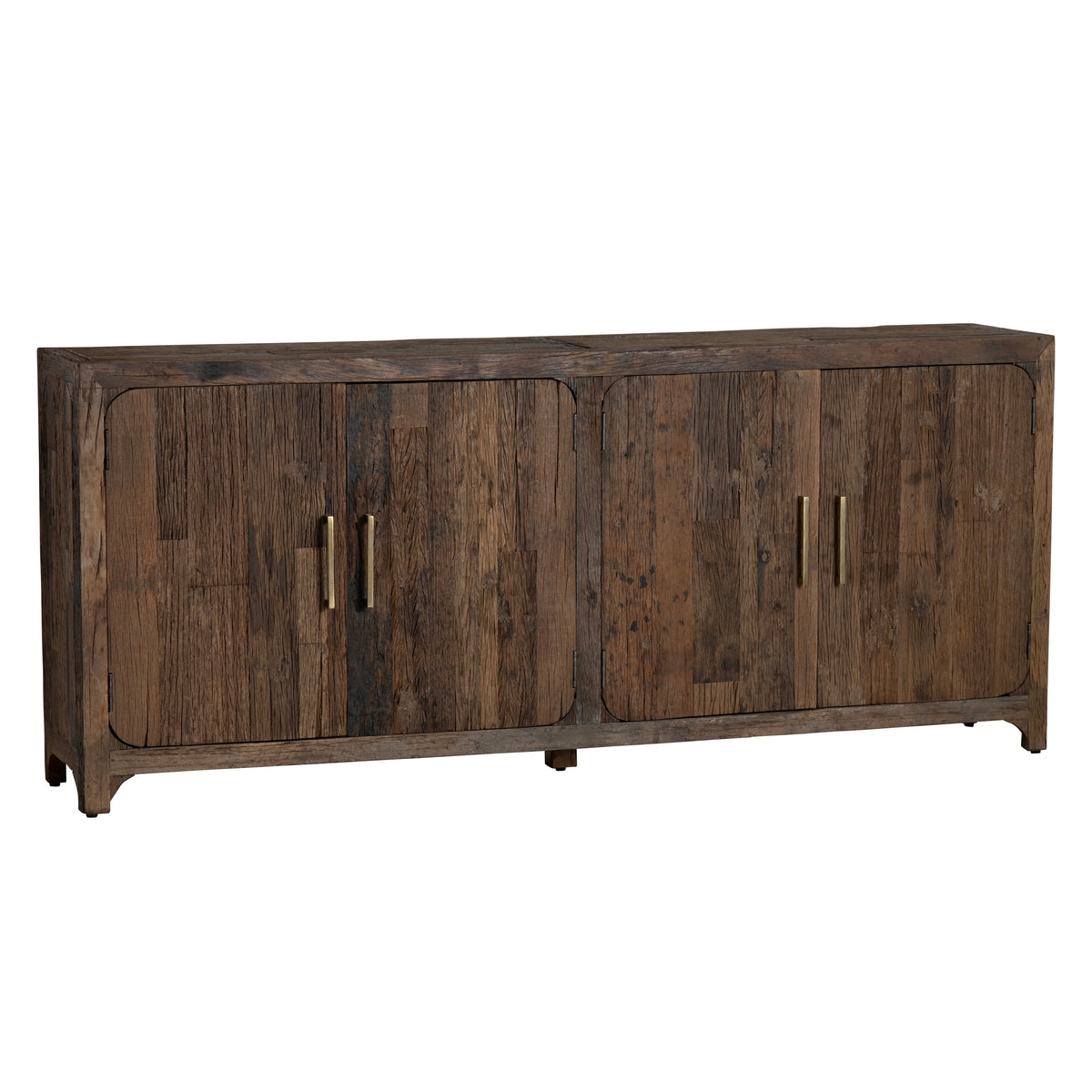 Hickory Ridge Four-Door Sideboard, 80 X 16 X 36