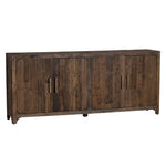Hickory Ridge Four-Door Sideboard, 80 X 16 X 36 1