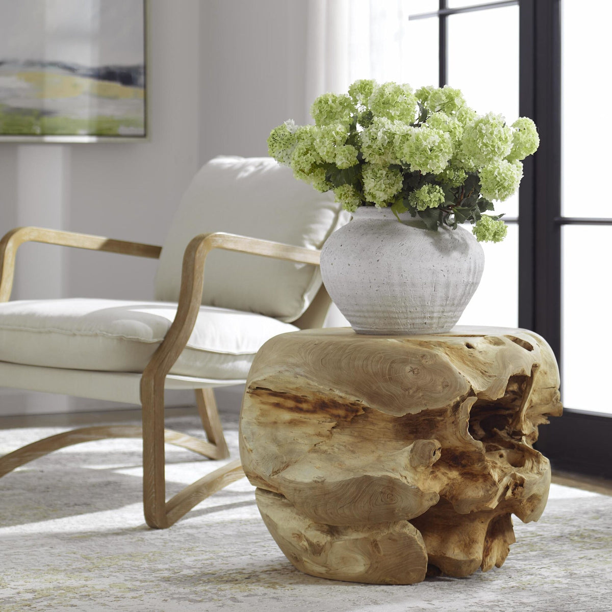 Sola Side Table, 25 x 18 x 25 in.