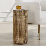 Echo Drink Table, Brass, 10 x 23 x 10 in. 2