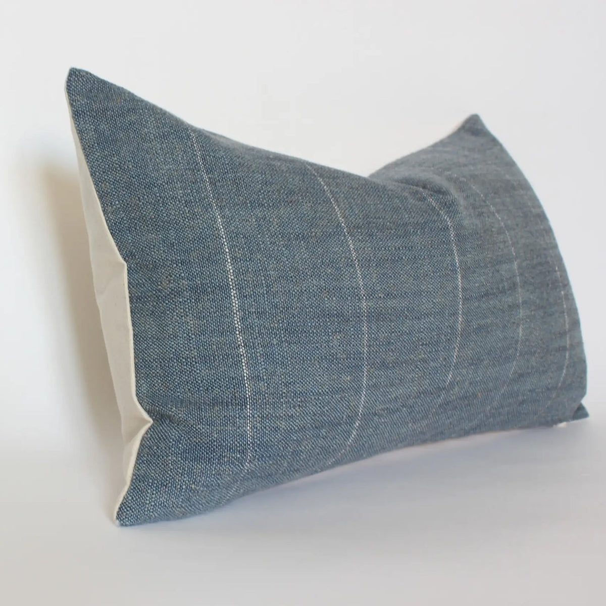 Marina Lumbar Pillow, Dark Blue, 14 X 36
