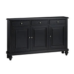 Aldridge Sideboard, Black, 55.5 x 11 x 35.25 in. 1